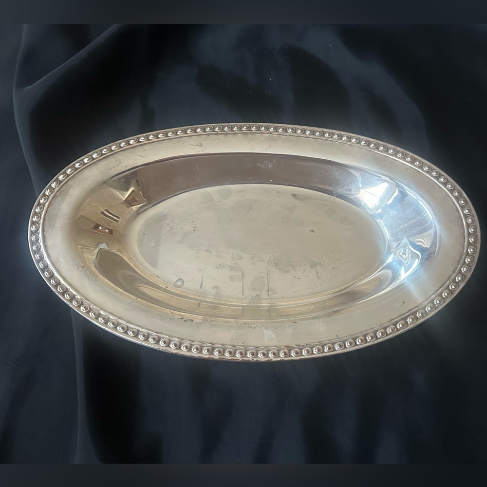 Vintage W.M Rogers Oval Bread Tray